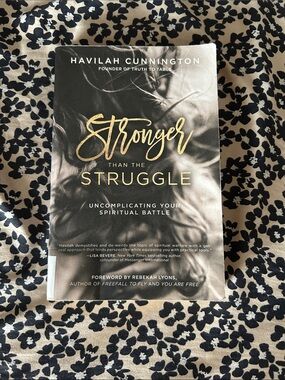 Stronger Than the Struggle - Black & Gold Hardcover by Havilah Cunnington